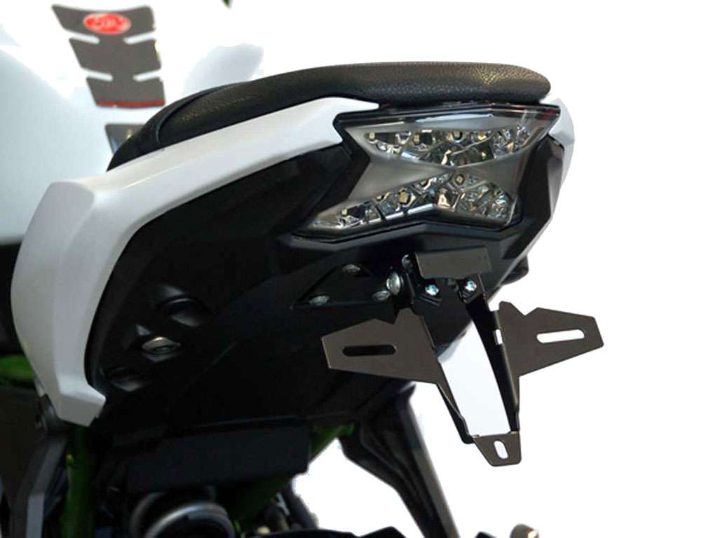 Kennzeichenhalter IQ1 für Kawasaki Z 650 2017 2024 TecBike