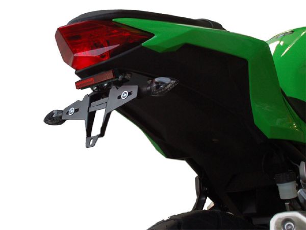 IQ4 license plate holder for Kawasaki Ninja 300 (2013-2016)