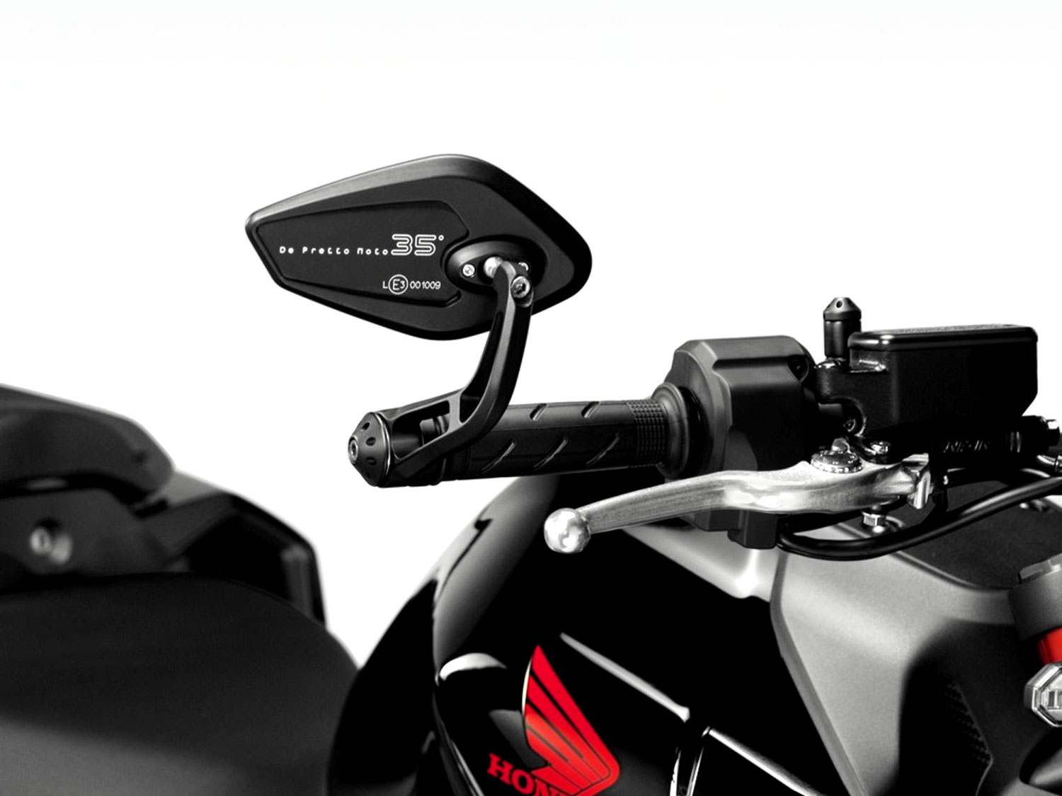 Rétroviseur de Moto rétroviseurs d'extrémité de Guidon de Moto, adaptés  pour Honda Yamaha Kawasaki Suzuki
