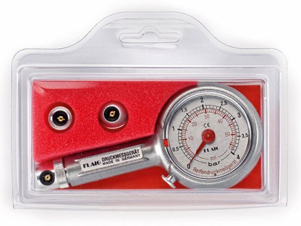 Flaig air pressure gauge 0-4 bar with 0° | 45° | 90°