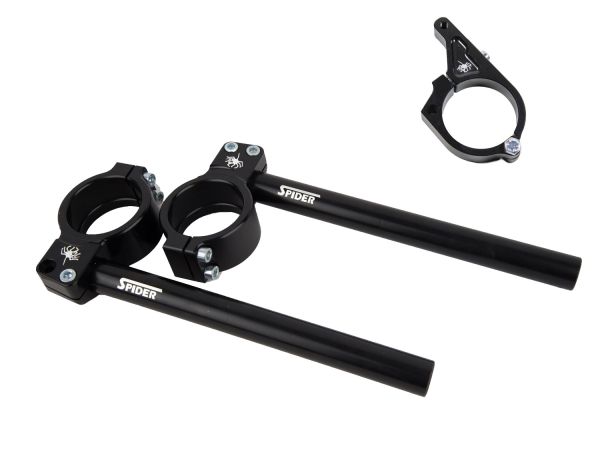 Spider handlebar + holder for steering damper offset 42 mm