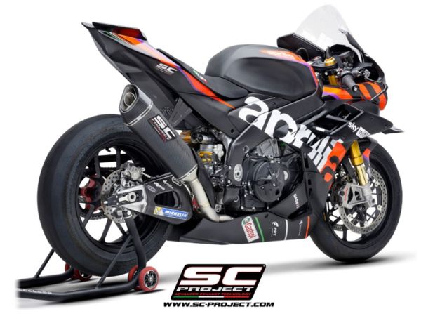 SC-Project 4-2-1 titanium exhaust system with silencer (350)